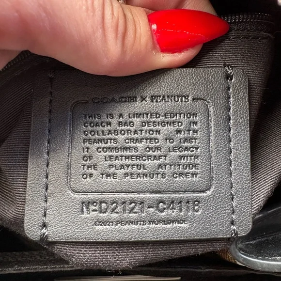 Coach x Peanuts Rown signature and snoopy print - Picture 3 of 14